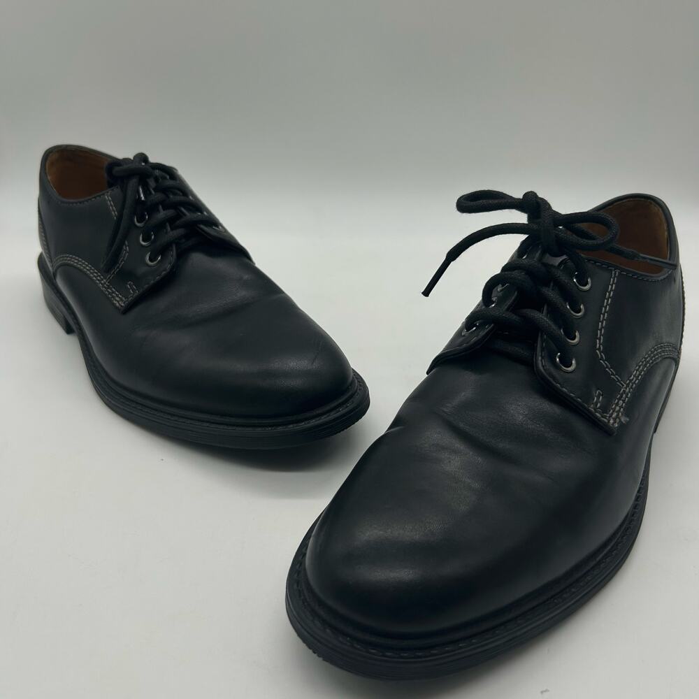 Bostonian Leather Oxford Shoes Black Lace Up Dress Formal Business‎ 7.5
